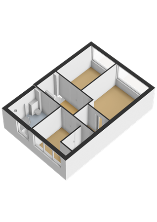 Floorplan - Dopperstraat 187, 3752 JE Bunschoten-Spakenburg